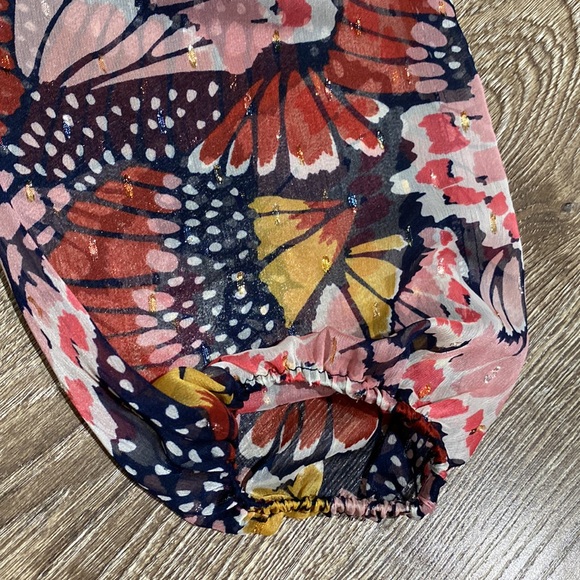 Boden Floral Metallic Detail Maxi Dress - Picture 10 of 16